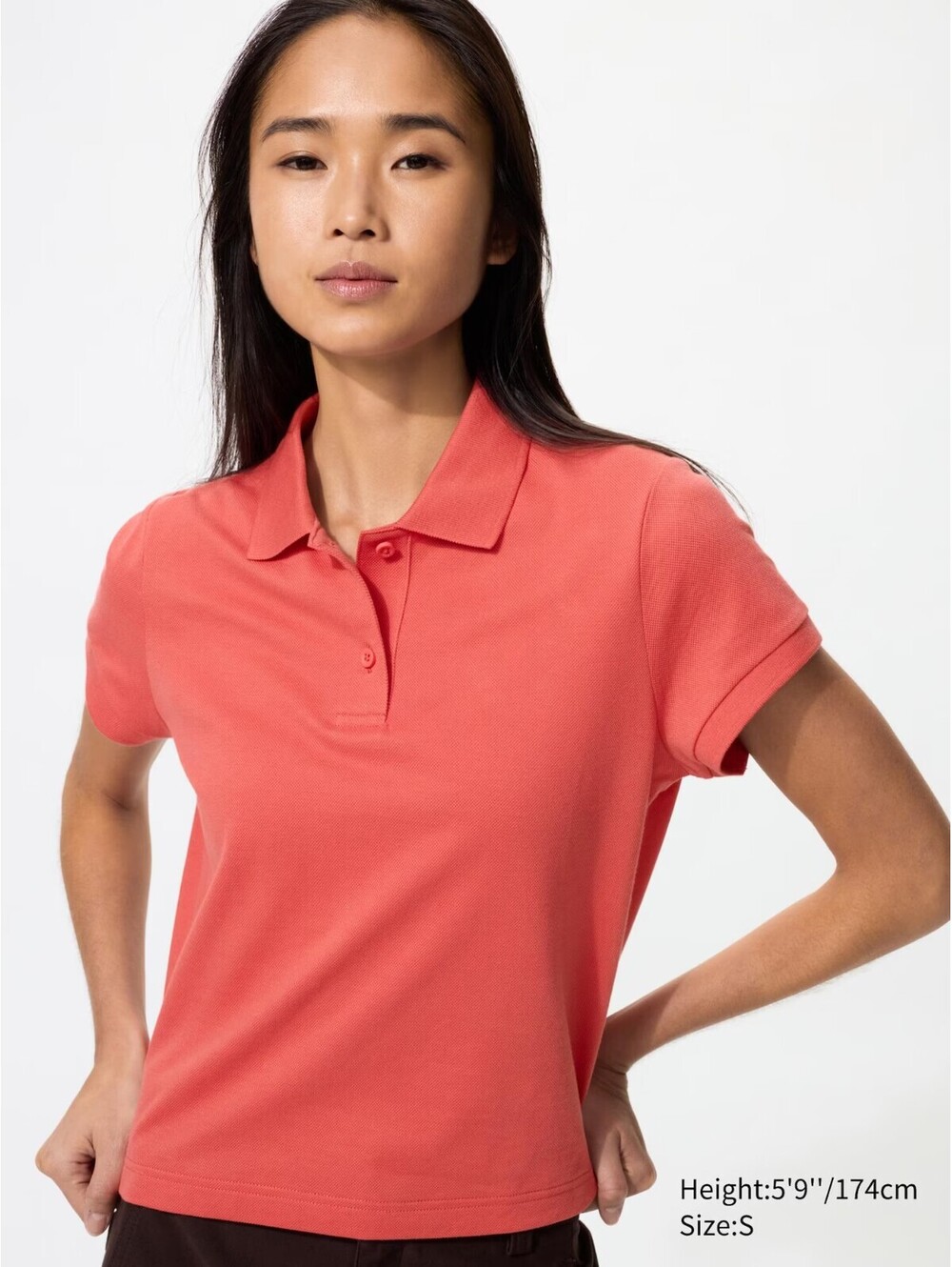 Uniqlo Pique Mini Polo Shirt NWT Red XXL